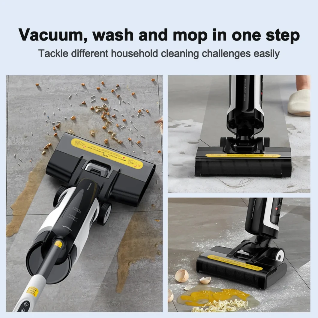 Handheld Cordless Wet Dry Vacuum Cleaner All in One Spray Floor Washer Floor