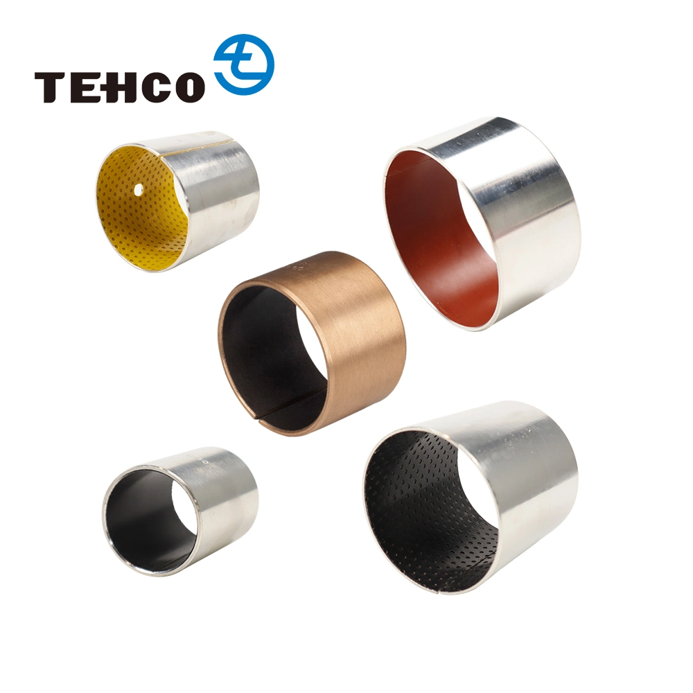 TCB100 SF1 DU Dry Bearing Made of Steel Base Bronze Powder and PTFE Lubricant Oilless Bushing for Print Gymnastic Machine Bush.