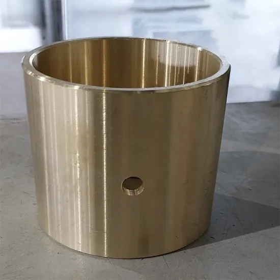 Customized Centrifugal Casting Brass/Bronze/Copper Bushing with Graphite