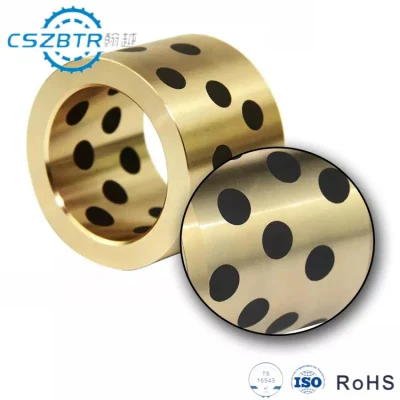 19.5*24.5*60 Bronze Bearing Bushing with Solid Lubricating Bearing Bushing Oilless Bearing