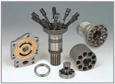 Hydraulic Pump Spare Part Cylinder Block, Drive Shaft, Spport Plate, Swash Plate, Shoe Plate, Piston Shoe, Set Plate, Ball Guide, Disk Spring, Valve Plate (L/R)