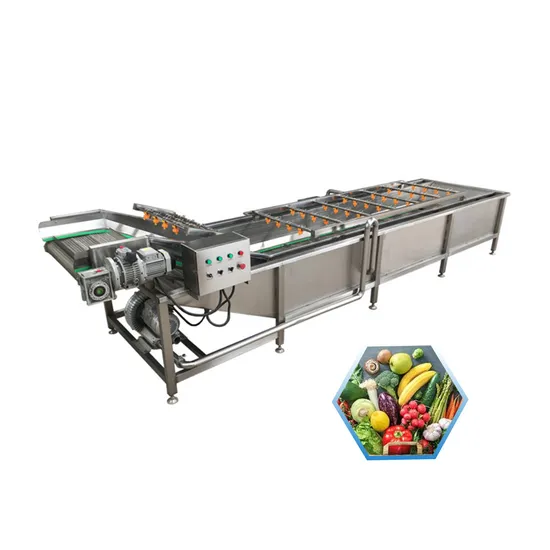 Industrial Fresh Vegetable Fruits Cleaning Drying Processing Machinery Dry Dates Washing/Washer Machine for Sale